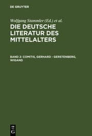 Cover von Comitis, Gerhard - Gerstenberg, Wigand