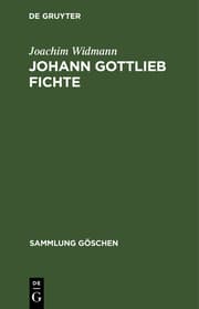 Cover von Johann Gottlieb Fichte