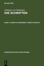 Cover von Liber de haeresibus.Opera polemica