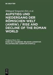 Cover von Religion (Judentum: Palästinisches Judentum [Forts.])