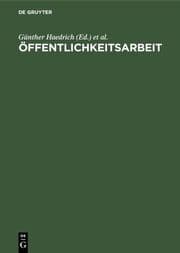 Cover von Öffentlichkeitsarbeit