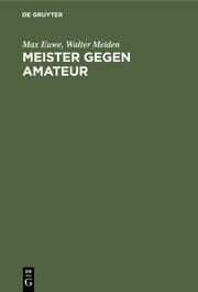 Cover von Meister gegen Amateur