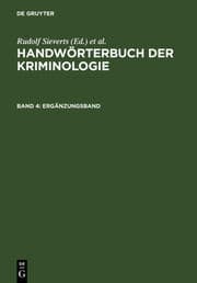 Cover von Ergänzungsband