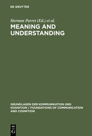 Cover von Meaning and Understanding