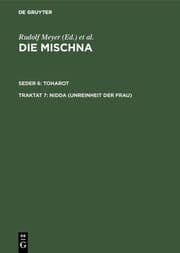 Cover von Nidda (Unreinheit der Frau)