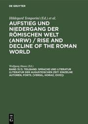 Cover von Sprache und Literatur (Literatur der augusteischen Zeit: Einzelne Autoren, Forts.[Vergil, Horaz, Ovid])
