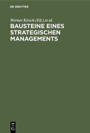 Cover von Bausteine eines Strategischen Managements