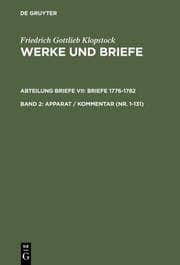 Cover von Apparat / Kommentar (Nr.1-131)