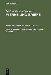 Cover von Apparat / Kommentar (Nr.132-244), Anhang