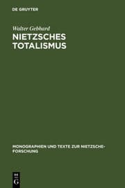 Cover von Nietzsches Totalismus