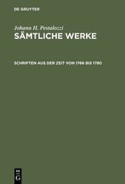 Cover von Schriften aus der Zeit von 1766 bis 1780