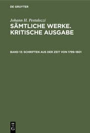 Cover von Schriften aus der Zeit von 1799-1801