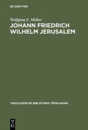 Cover von Johann Friedrich Wilhelm Jerusalem