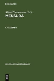 Cover von Mensura. 1. Halbbd
