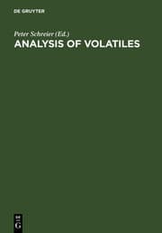 Cover von Analysis of Volatiles