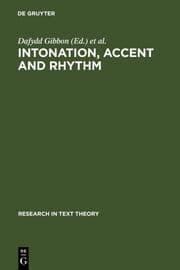 Cover von Intonation, Accent and Rhythm
