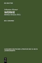 Cover von Dramen
