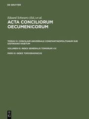 Cover von Index topographicus