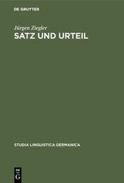 Cover von Satz und Urteil