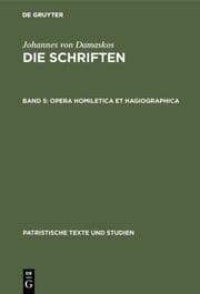 Cover von Opera homiletica et hagiographica