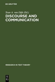 Cover von Discourse and Communication