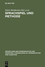 Cover von Sprachspiel und Methode