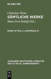 Cover von Lustspiele III