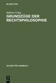 Cover von Grundzüge der Rechtsphilosophie