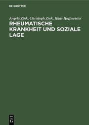 Cover von Rheumatische Krankheit und soziale Lage