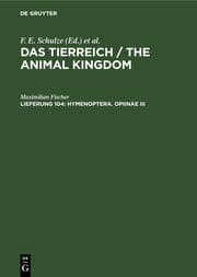 Cover von Hymenoptera.Opiinae III