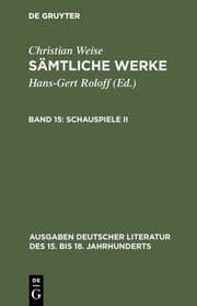 Cover von Schauspiele II