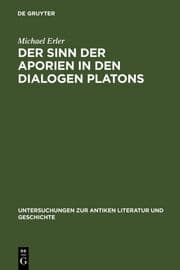Cover von Der Sinn der Aporien in den Dialogen Platons