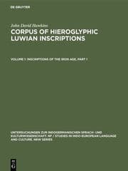 Cover von Inscriptions of the Iron Age