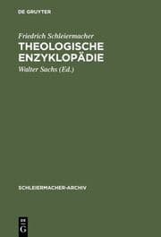 Cover von Theologische Enzyklopädie (1831/32)
