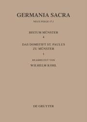 Cover von Die Bistümer der Kirchenprovinz Köln.Das Bistum Münster 4,1.Das Domstift St.Paulus zu Münster
