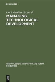 Cover von Managing Technological Development