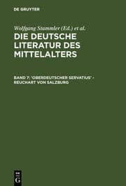 Cover von 'Oberdeutscher Servatius' - Reuchart von Salzburg
