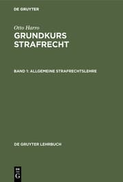 Cover von Allgemeine Strafrechtslehre