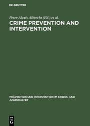 Cover von Crime Prevention and Intervention