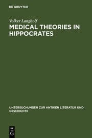 Cover von Medical Theories in Hippocrates