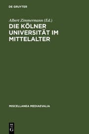 Cover von Die Kölner Universität im Mittelalter