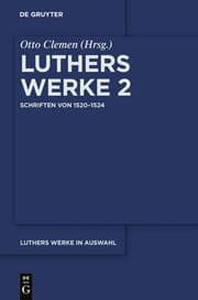 Cover von Schriften von 1520-1524