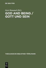 Cover von God and Being / Gott und Sein
