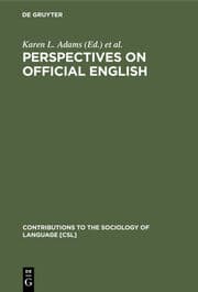 Cover von Perspectives on Official English