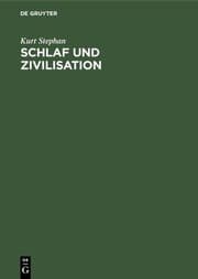 Cover von Schlaf und Zivilisation