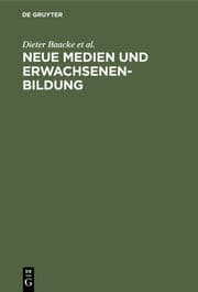 Cover von Neue Medien und Erwachsenenbildung