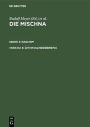 Cover von Gittin (Scheidebriefe)
