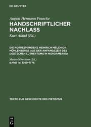 Cover von 1769 -1776