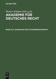 Cover von Ausschuß für Schadenersatzrecht