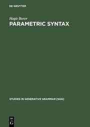 Cover von Parametric Syntax